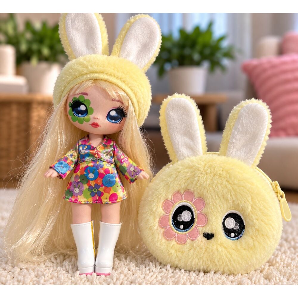 Na! Na! Na! Surprise Bebe Groovy Doll + Bunny Purse Complete Set